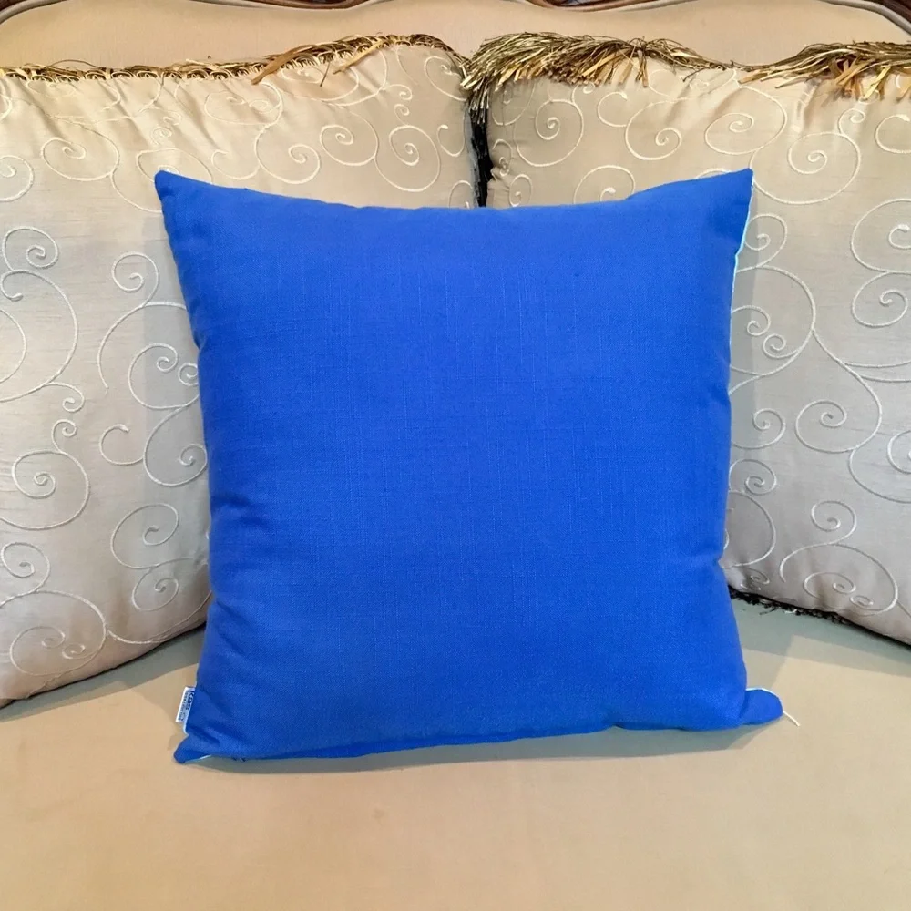 KAS Home Collection POP ART blue Cushion